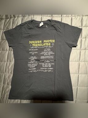 Dungeon Master Translator Graphic Tee - Black